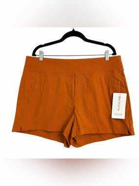 Athleta Women's Burnt Orange Athletic Trekkie North Shorts -New- 26w Plus